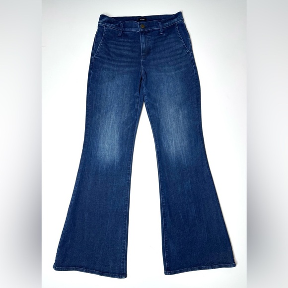 Express Women’s Mid Rise 70’S Flare Jeans Size- 8 Regular - Picture 1 of 11